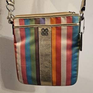 Coach legacy crossbody Rainbow Gold